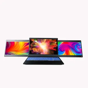 Win System Laptop Extender Monitor Pantalla de 13,3 pulgadas Pantalla plegable Monitor portátil dual para monitor sin controlador