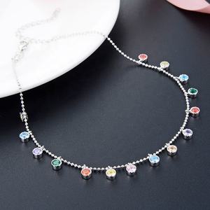 पॉलिवा 925 स्टर्लिंग चांदी की महिला पैर गहने एडजस्टेबल हीरे की चेन को 22 + 3 सेमी 30 पीसी - Product Image 3