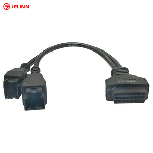 12 8pin Jeep <span class=keywords><strong>Compass</strong></span> OBD Car Cable 12 + 8 pin bypass Security Gateway SGW arnés de cables para Chrysler Jeep Dodge RAM <span class=keywords><strong>FCA</strong></span> Alfa Fiat - Product Image 6