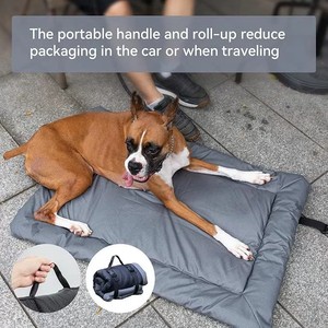 <span class=keywords><strong>Lit</strong></span> de chien pliable portable de luxe en Oxford, imperméable, léger, écologique, tapis de voyage pour <span class=keywords><strong>le</strong></span> camping, la randonnée et les activités de plein air - Product Image 2