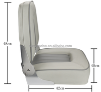 Nouvelle chaise de capitaine de siège de bateau pliante confortable pour le matériel marin de bateaux