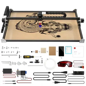 NEJE-máquina de grabado láser 3 MAX, 810x460mm, para enrutador Cnc de Metal, bricolaje, para madera, acero inoxidable, cuero y perro