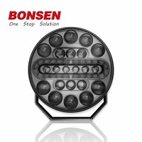 R10 R148 ECE 9 pouces rond 140W LED lumière de travail 10-48V blanc jaune avec faisceau de tache de lumière de conduite auxiliaire DRL pour camion tout-terrain