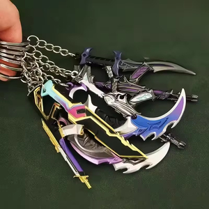Porte-clés en métal Valorant : Pendentif M4 <span class=keywords><strong>Fusil</strong></span> et <span class=keywords><strong>Couteau</strong></span> Griffe, Jouet de collection tendance en alliage de zinc - Product Image 4