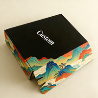 Boîte d'expédition TongKun haut de gamme personnalisée avec doublure en éponge colorée, bande adhésive déchirable, fermeture éclair et finition UV laminée pour emballage de parfum