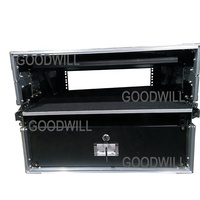 Boîtier de transport 6U personnalisé Goodcase pour contrôleur de production vidéo + écran LCD 19'' + tiroir 3U 19''