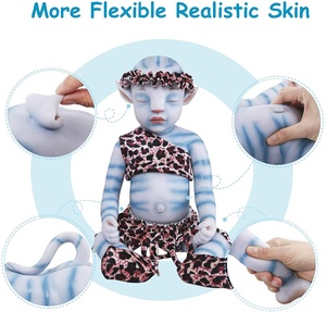 Muñeca de <span class=keywords><strong>Silicona</strong></span> Suave <span class=keywords><strong>Reborn</strong></span> Realista de 20 Pulgadas, Regalo Especial para Niños - Product Image 2