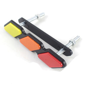 JDMotorsport88 Emblème d'insigne de calandre avant 3 couleurs pour <span class=keywords><strong>Toyota</strong></span> Tacoma Tundra 4Runner TRD Highlande Rav4 <span class=keywords><strong>CHR</strong></span> Strip Air Inlet - Product Image 2