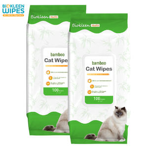 Biokleen OEM Service 120 PCS Muestra gratis Precio bajo Toallitas húmedas para el cuidado <span class=keywords><strong>de</strong></span> mascotas con <span class=keywords><strong>limpieza</strong></span> <span class=keywords><strong>de</strong></span> mascotas Tejidos húmedos - Product Image 3