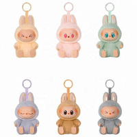 Nouvelle série complète de figurines POP Mart 100 % originales : Boîte mystère Labubu V2 Macaron – Jouets figurines d'action en gros