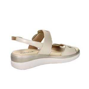 Sandalo con Zeppa Cinzia Soft da Donna Beige IO20637C Stile Comfort con Plateau - Product Image 4