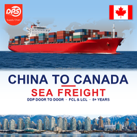 Agent de transport logistique international à bas prix Chine vers le Canada Transport routier Service DDP Partenaire logistique fiable
