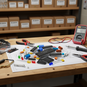 Composants électroniques 2 kg, pièces assorties mixtes pour projets de bricolage, kits de réparation - Product Image 3