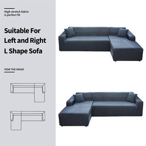 Housse <span class=keywords><strong>de</strong></span> <span class=keywords><strong>canapé</strong></span> universelle extensible en polyester couleur unie, style impérial nordique, pour toutes les saisons, ensemble complet <span class=keywords><strong>de</strong></span> <span class=keywords><strong>housses</strong></span> <span class=keywords><strong>de</strong></span> coussin <span class=keywords><strong>de</strong></span> <span class=keywords><strong>canapé</strong></span> - Product Image 2