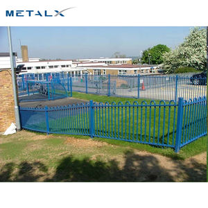 Approvisionnement d'usine Panneaux de clôture à arc de 6 pieds en acier revêtu de poudre décorative en fer forgé soudé Service de modélisation 3D disponible - Product Image 4