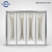 Sac filtrant en PP durable avec cadre en aluminium pour machines non tissées - Sac filtrant liquide en polypropylène de 1 à 200 microns avec bord métallique