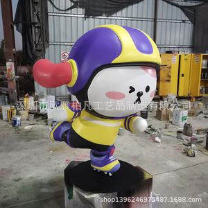 Escultura de Resina, Figura Artística Tradicional para Exteriores, Montada en el Suelo, Hecha a Mano, Moldeada en una Sola Pieza - Product Image 4
