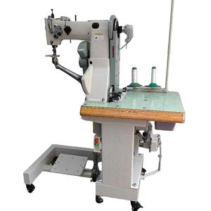จักรเย็บผ้าอุตสาหกรรมแบบสองเกลียว รุ่นใหม่ 110V มาตรฐานอเมริกัน มอเตอร์ 550W สำหรับเย็บขอบรองเท้าและพื้นรองเท้า - Product Image 1