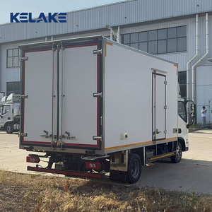 Camion frigorifique Foton 4x2 d'occasion, manuel, diesel, moteur Cummins, 10 tonnes, pour la livraison de viande fraîche, de fruits de mer et de produits de la chaîne du froid - Product Image 4