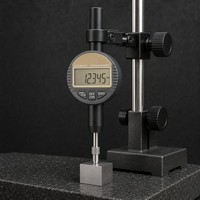 Sonde à pointe plate en acier inoxydable, filetage M2.5, diamètre de la tige 6,0 mm, longueur 8 mm, taille personnalisée selon dessin, précision 0,002