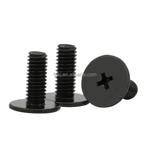 Custom Black White Large Flat Thin Head Screws M2 Small Ps5 Mounting Ssd Screw for Motherboard