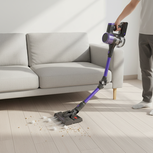 <span class=keywords><strong>Aspirateur</strong></span> <span class=keywords><strong>sans</strong></span> <span class=keywords><strong>fil</strong></span> haute puissance 300W, 25Kpa, à forte aspiration, le plus vendu, pratique et portatif pour usage domestique, fonction sèche - Product Image 1