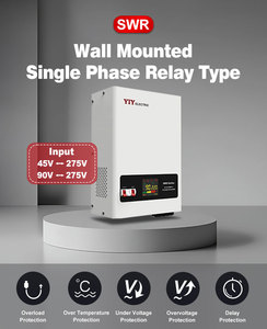 Автоматический стабилизатор напряжения релейного типа 5 кВА, 10 кВА, 15 кВА, 20 кВА, однофазный, с ЖК-дисплеем, AC 220В, для дома, CE <span class=keywords><strong>SVC</strong></span>, медный, высококачественный - Product Image 6