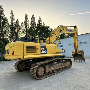 Used PC300 Hydraulic Crawler Excavator With Digging Bucket Heavy Duty Construction Earthmoving Machine - Product Image 3