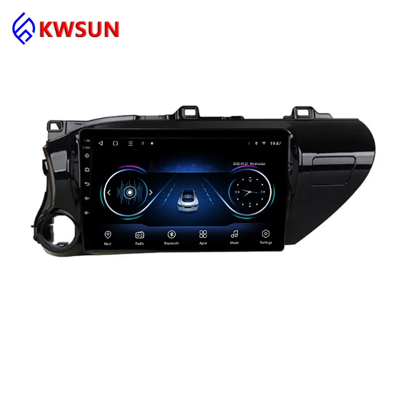 Android 10 auto radio para Toyota Hilux 2015-2020 estéreo 2din android Car radio WIFI IPS DSP 2.5D reproductor de DVD RDS