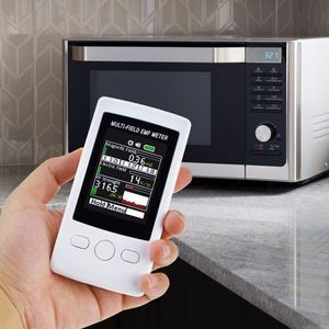 เครื่องวัดความแรงสนามแม่เหล็กไฟฟ้าดิจิตอลคุณภาพสูง JY เครื่องวัด EMF เครื่องวัดความเข้มสนามคลื่นวิทยุ RF พร้อมไฟแสดงสถานะเตือน - Product Image 3