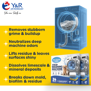Tablettes nettoyantes enzymatiques pour <span class=keywords><strong>lave</strong></span>-<span class=keywords><strong>linge</strong></span>, nettoyage en profondeur, sans odeur et sans poils d'animaux - Product Image 3