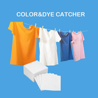 Feuille anti-décoloration et anti-salissures économique, pratique et efficace pour le lavage domestique du linge
