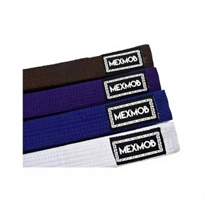 Fabricante de Cinturones de BJJ, Cinturón de Artes Marciales de Algodón para Jiu Jitsu Brasileño, Logotipo Personalizado, OEM, ODM, Entrenamiento, Competición, Venta al Por Mayor - Product Image 1