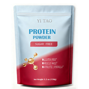 Poudre de protéines athlétiques OEM sans sucre, sans gluten, pour développer la masse musculaire maigre, shake de récupération après l'entraînement, nutrition sportive 150g - Product Image 1