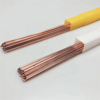 Alliage de brasage cuivre-phosphore argenté 2% argent, soudure AWS BCuP-6 pour climatisation, barre ronde pour la soudure de pièces en cuivre