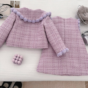 Vêtements mignons en gros pour filles : Manteau rembourré et épaissi à col nœud, robes d'hiver pour filles de 90 à 150 cm - Product Image 6