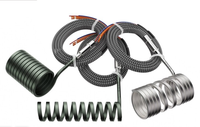 Bobine chauffante à ressort pour canaux chauds, anneau chauffant pour buse de moulage par injection avec ligne de détection de température JK