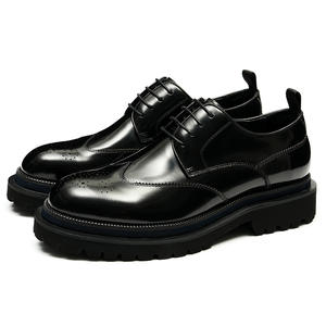 Chaussures Homme Vintage en Cuir Véritable Sculpté, Respirantes et Légères, Idéales pour Mariage et Automne – Vente en Gros - Product Image 1