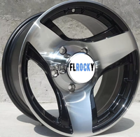 Jantes de voiture en alliage Flrocky 15 pouces 8J 5X139.7 PCD roues de voiture de tourisme en alliage d'aluminium à vendre