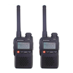Baofeng-Walkie Talkie Amateur, Transmisor de Radio de Aficionado, VHF, UHF, Radio CB, Transceptor de Caza UV3R, Portátil, con Radio de Aficionado, UV3R, 1 Unidad, 2 Unidades, 1 Unidad - Product Image 3