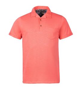 Polo teint en couleur unie pour hommes Dernier style à manches courtes Qualité d'exportation pour les affaires ou décontracté Col brodé Vêtements de mode - Product Image 1