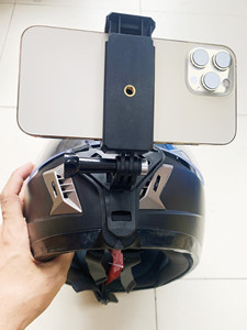 Compatible con la correa de barbilla del casco de motocicleta <span class=keywords><strong>GoPro10</strong></span>, soporte para selfies en vivo para móvil. - Product Image 4