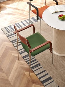 <span class=keywords><strong>Chaise</strong></span> de salle à manger de style <span class=keywords><strong>industriel</strong></span> <span class=keywords><strong>moderne</strong></span> en métal pour intérieur et extérieur, pour restaurant, café, salon, école, hôpital, atelier - Product Image 4