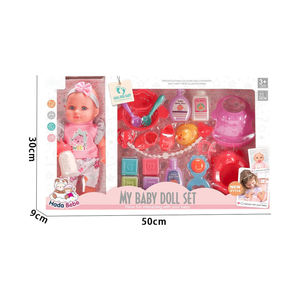 Ensemble de poupées en vinyle de 12 pouces avec accessoires d'alimentation, de bain et d'apprentissage précoce, jeu de simulation pour enfants, cadeau pour parents et tout-petits - Product Image 6