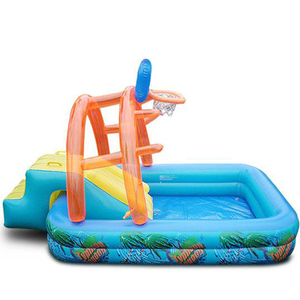 Piscine <span class=keywords><strong>gonflable</strong></span> <span class=keywords><strong>INTEX</strong></span> originale et authentique avec toboggan crocodile, fontaine, piscine pour bébés, piscine à balles océaniques 57161 - Product Image 4