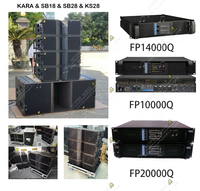 Caisson de basses ACTPRO Audio KS28, double caisson de basses de 18 pouces, 6400 W, caisson de basses amplifié, double haut-parleur de 18 pouces, 3200 W, amplificateur actif passif