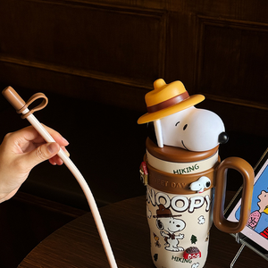Nueva Taza Termo con Diseño de Muñeca, Acero Inoxidable 316, Taza Creativa para Hielo, Portátil con Asa, para Deportes al Aire Libre - Product Image 6
