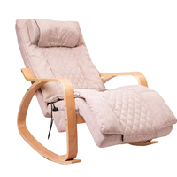 Fauteuil de massage vibrant pour tout le corps avec chauffage lombaire et réglage du cou et des épaules, idéal pour la détente moderne dans le salon