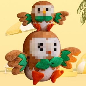 Prix d'usine Pokémon <span class=keywords><strong>Rowlet</strong></span> Peluches en gros pour machines à griffes, jouets en peluche de personnages de dessins animés pour cadeaux d'enfants - Product Image 4