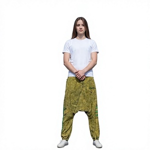 Pantalones de Invierno de Algodón a la Moda con Diseño Sama Om Aladdin, Corte Holgado, Cintura Elástica, para Hombre y Mujer, Estilo Vintage para Uso Diario - Product Image 1
